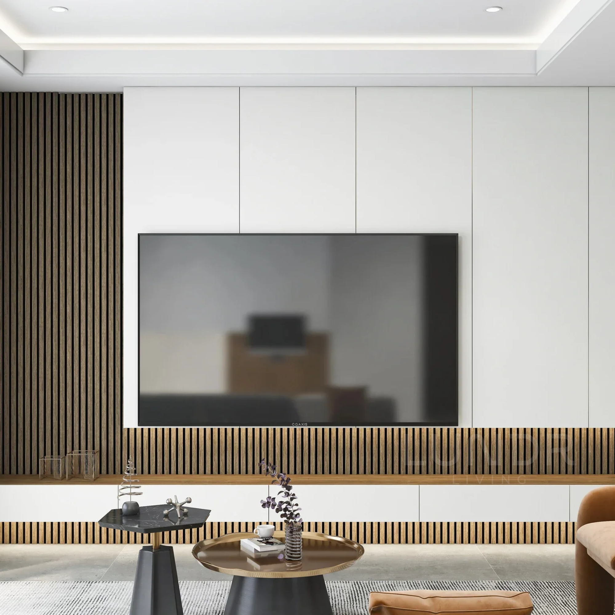ASKA – Akoestische panelen - Eiken Walnoot 270x60 cm