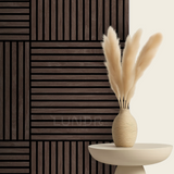 ASKA – Akoestische panelen - Eiken Dark Walnoot 60x60 cm