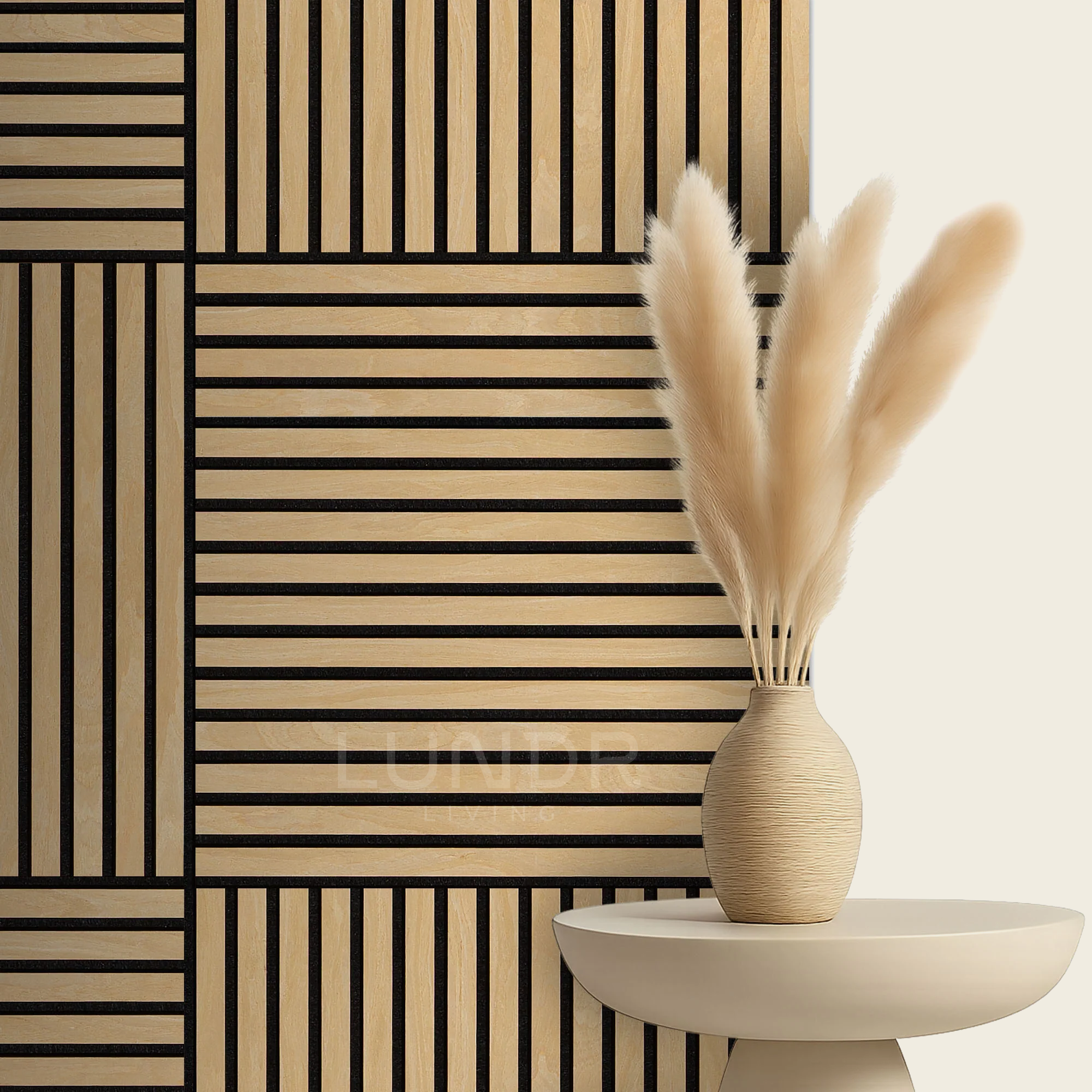 ASKA – Akoestische panelen - Eiken Naturel 60x60 cm