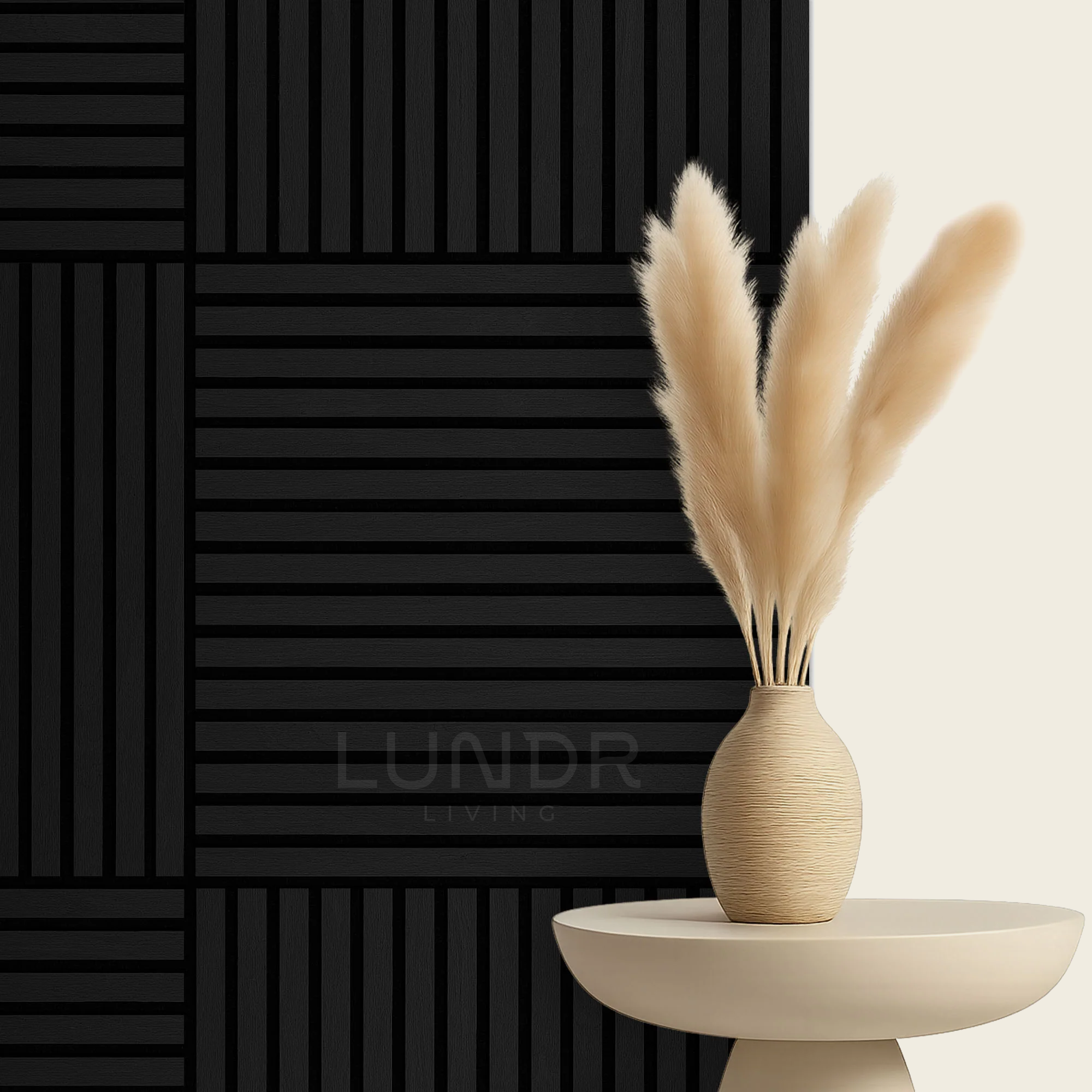 ASKA – Akoestische panelen - Eiken Zwart 60x60 cm