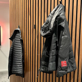 LUND – Dubbele Wandhaak - Zwart - Akoestische wandpanelen