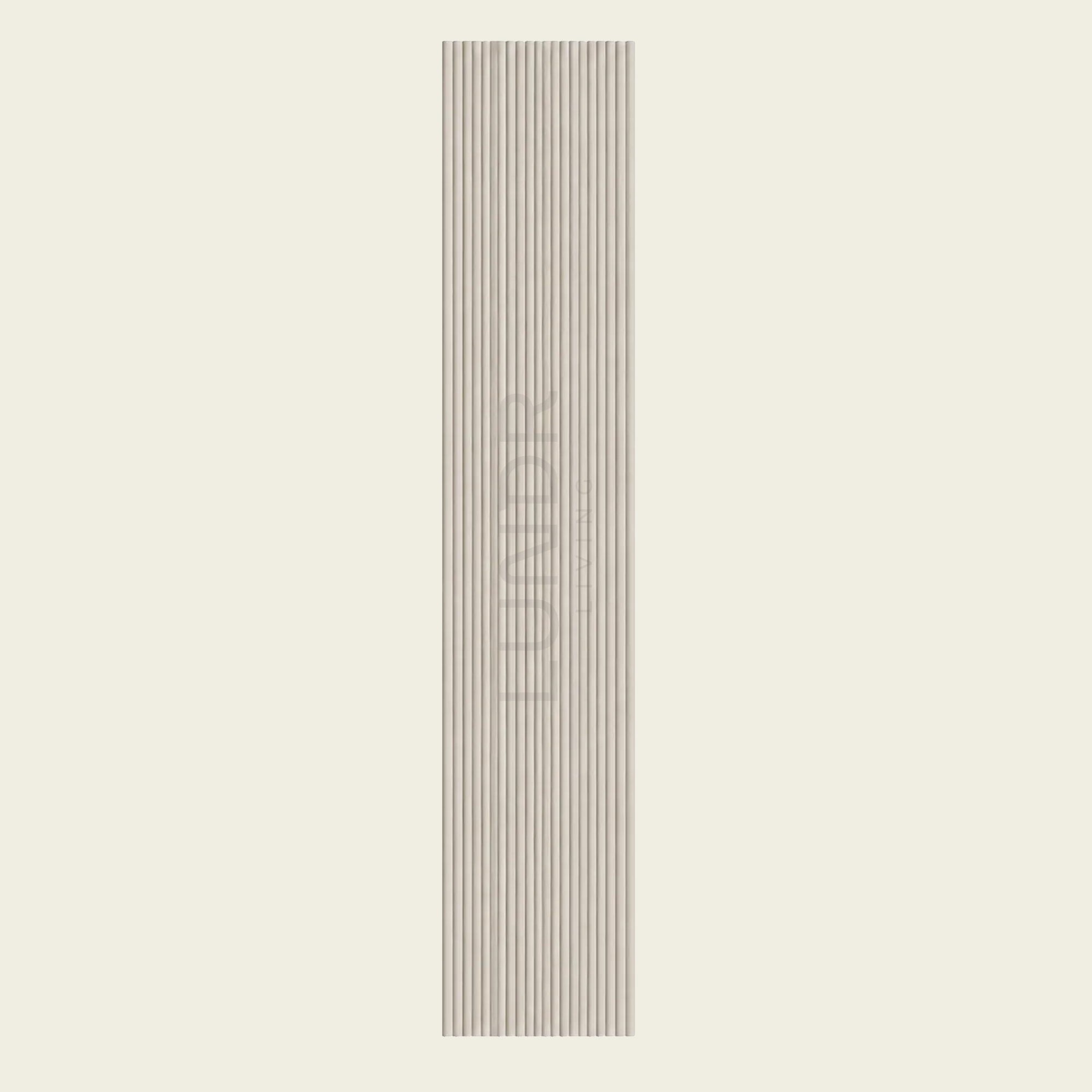VELORA Brushed - Akoestisch Suede Wandpaneel 280×60 cm – Sandstone