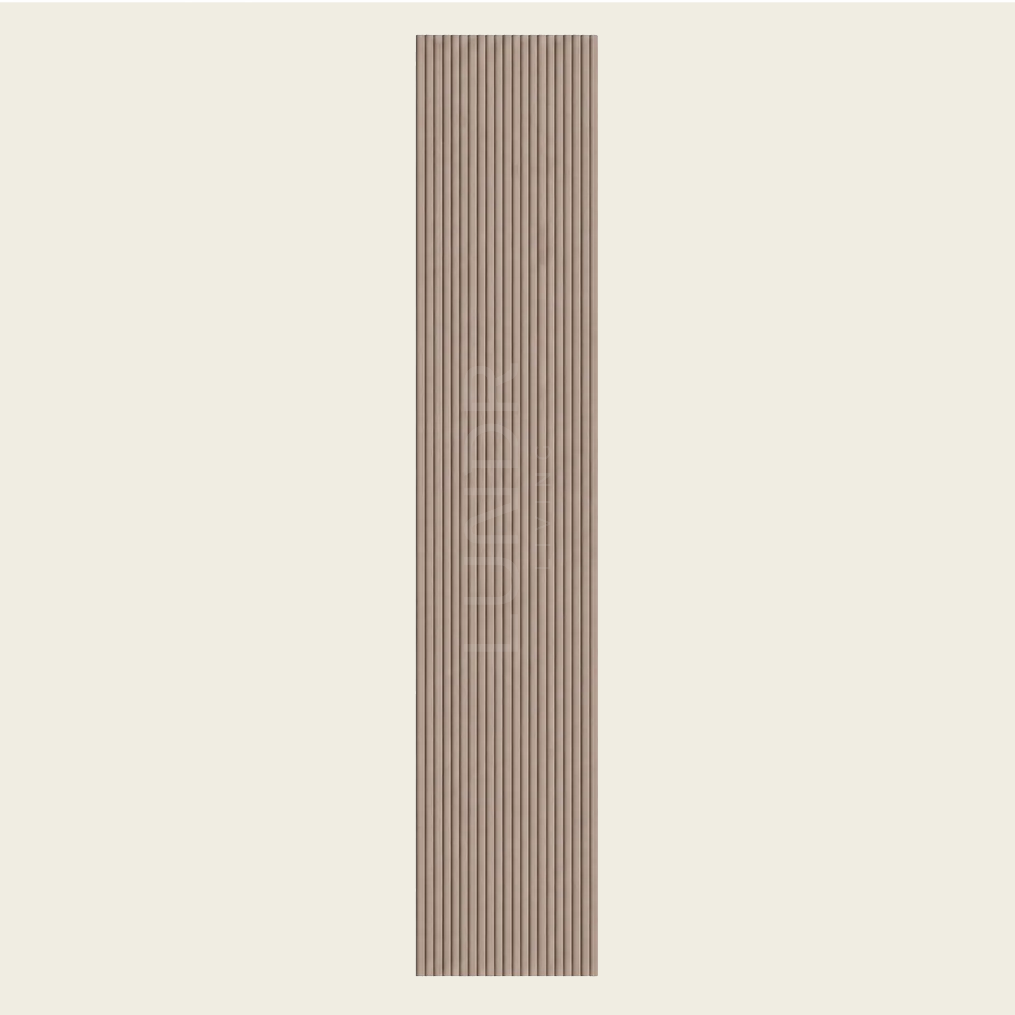 VELORA Brushed - Akoestisch Suede Wandpaneel 280×60 cm – Espresso