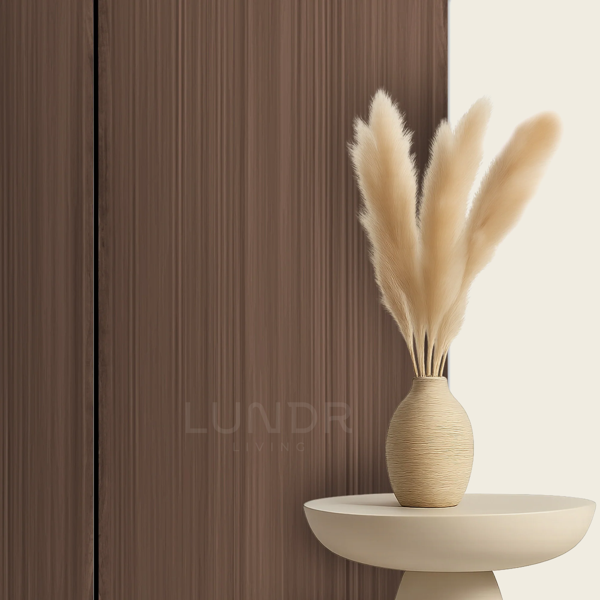 LOMA – Akoestische wandpanelen – Eiken Dark Walnoot 270 × 60 cm