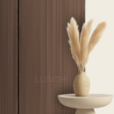 LOMA – Akoestische wandpanelen – Eiken Dark Walnoot 270 × 60 cm