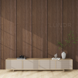 LOMA – Akoestische wandpanelen – Eiken Dark Walnoot 270 × 60 cm