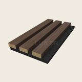 ASKA – Sample Eiken Dark Walnoot - Proefstaal Akoestische Wandpanelen