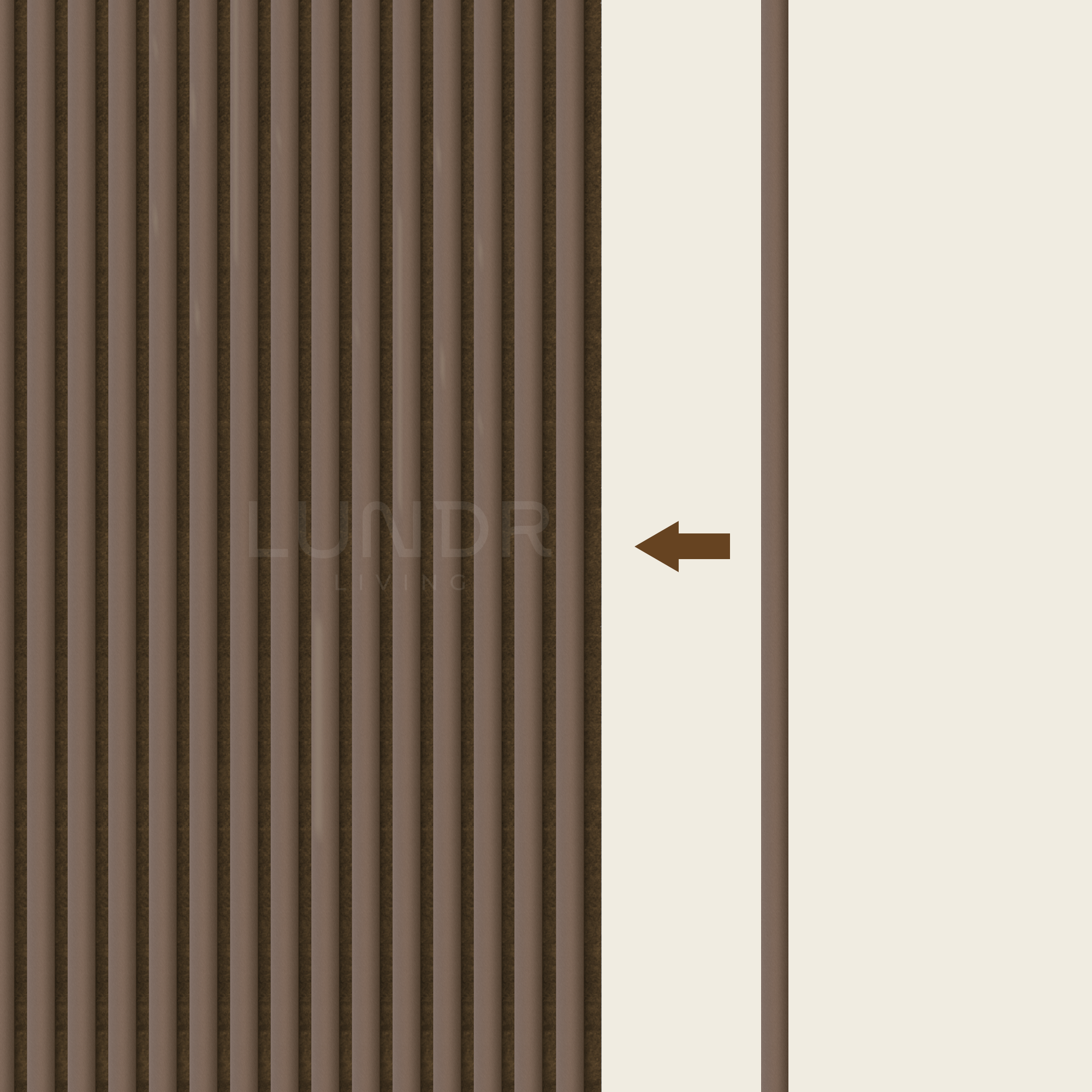 VELORA – Suede Eindlat 280 cm - Espresso Velvet