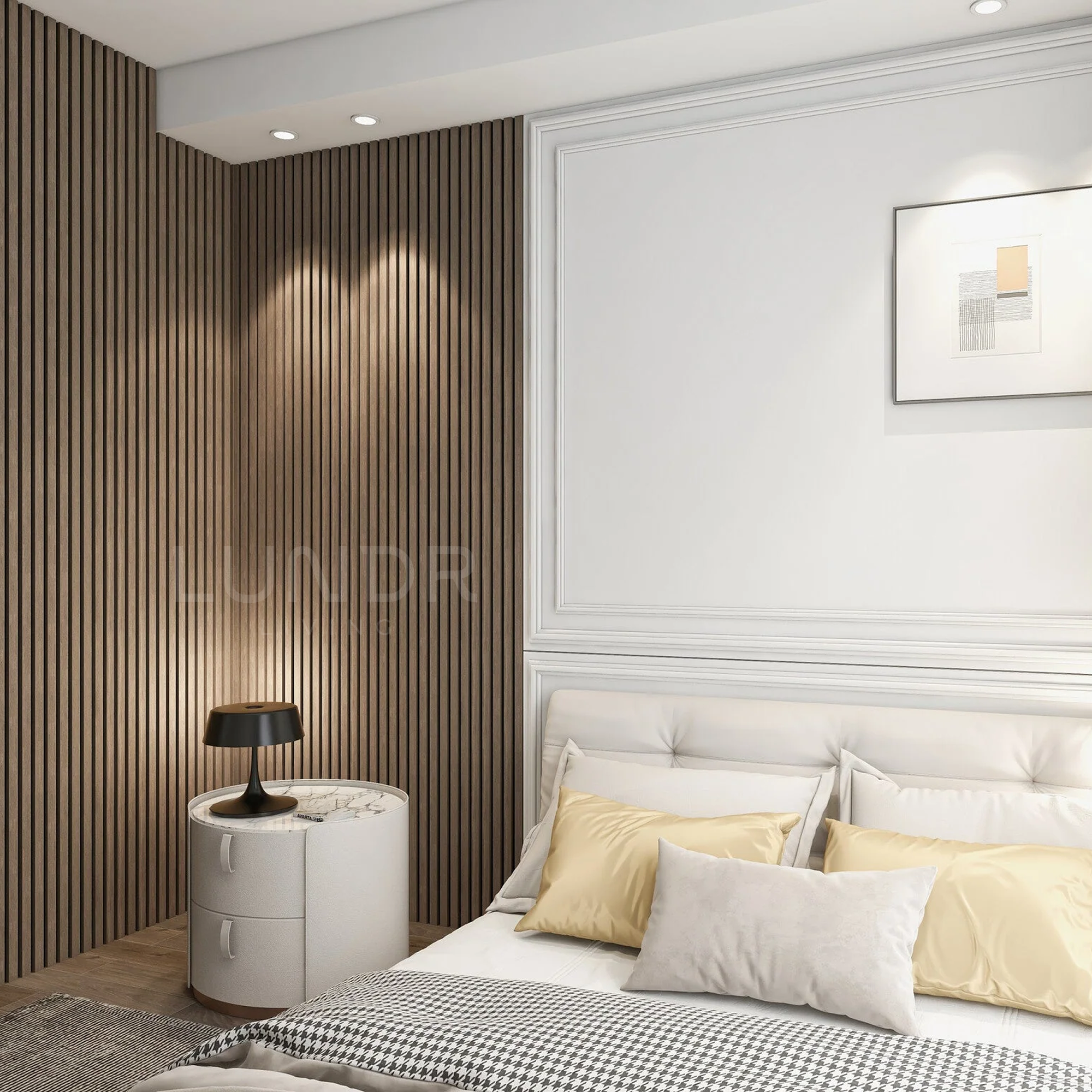 ASKA – Akoestische panelen - Eiken Mokka 260x60 cm