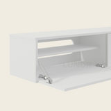 SOREN – Zwevend TV-Meubel 280 cm - Wit