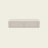 HALLA – Zwevende kast 80 x 27 x 15 cm - Beige