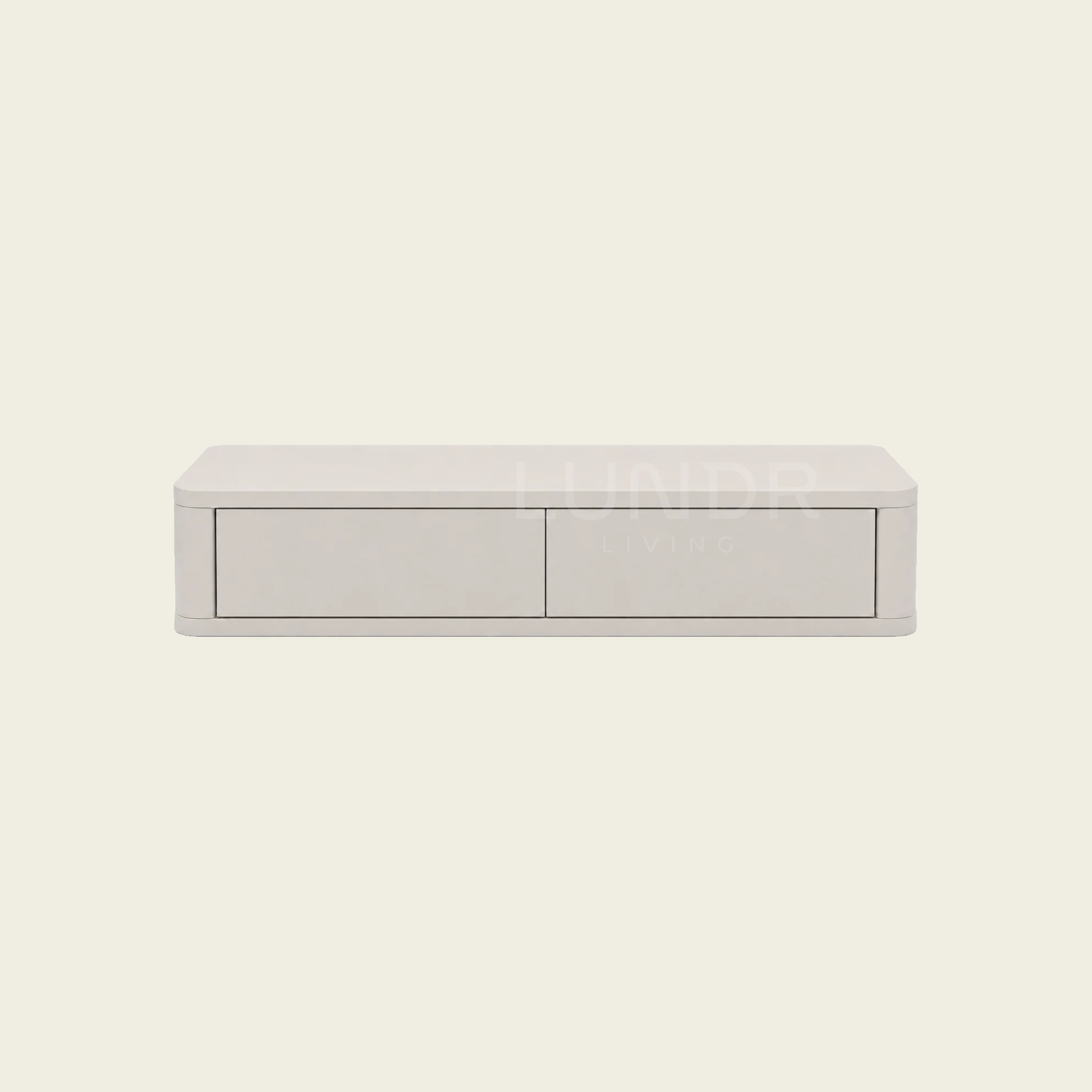 HALLA – Zwevende kast 100×27×15 cm – Beige