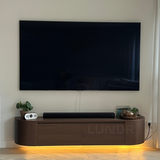 NOOR – Zwevend TV-Meubel 180 cm - Walnoot