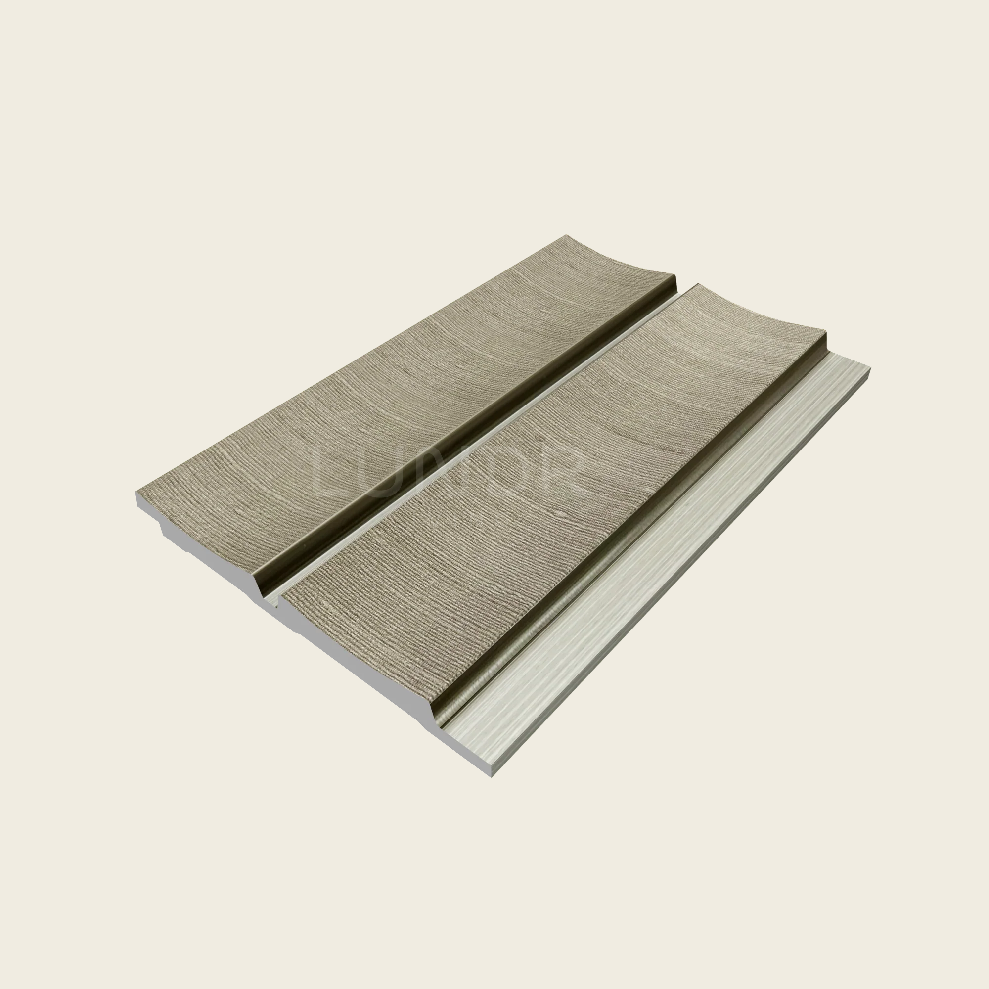LYRA – Sample Beige - Proefstaal 3D Kunststof Wandpanelen