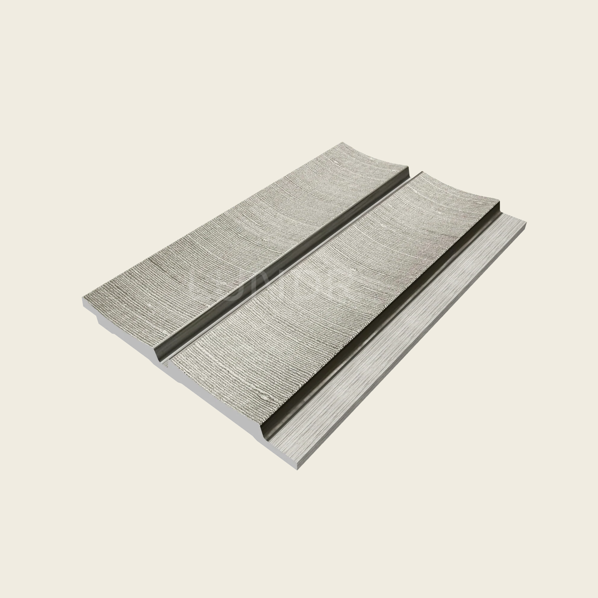 LYRA – Sample Grijs - Proefstaal 3D Kunststof Wandpanelen