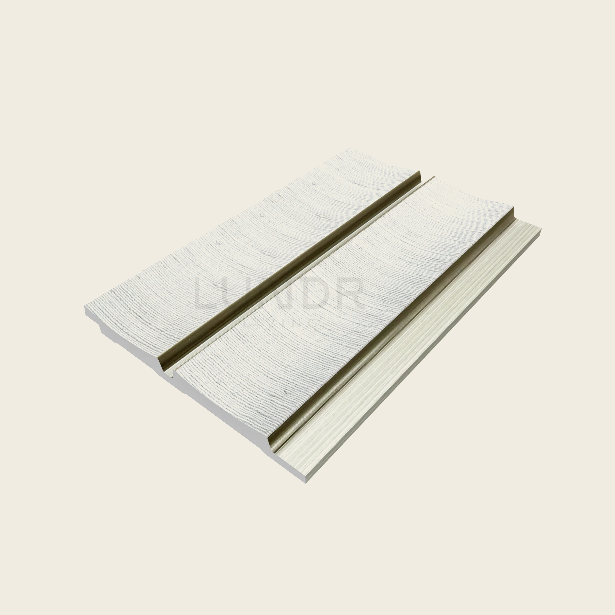 LYRA – Sample Wit - Proefstaal 3D Kunststof Wandpanelen